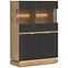 Vitrin Alacsony Milton Ml04 tölgy Crem Torro Antracit,6