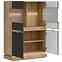 Vitrin Alacsony Milton Ml04 tölgy Crem Torro Antracit,7