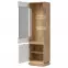Vitrin L/P  Milton Ml05 tölgy Crem Torro Fehér,4