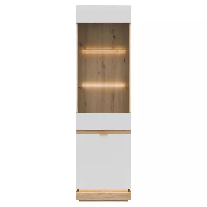 Vitrin L/P  Milton Ml05 tölgy Crem Torro Fehér,5