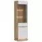 Vitrin L/P  Milton Ml05 tölgy Crem Torro Fehér