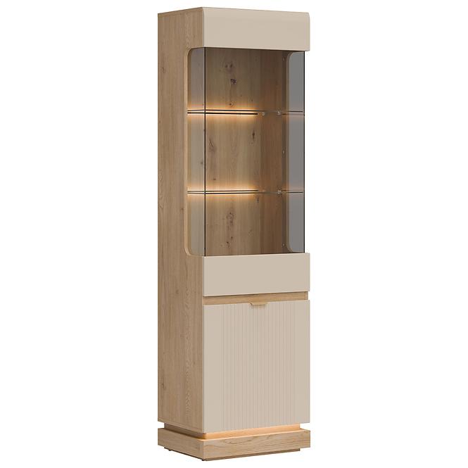 Vitrin L/P  Milton Ml05 tölgy Crem Torro Kremona
