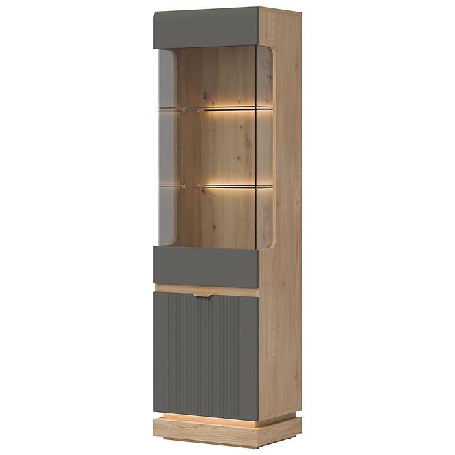 Vitrin L/P  Milton Ml05 tölgy Crem Torro Szürke