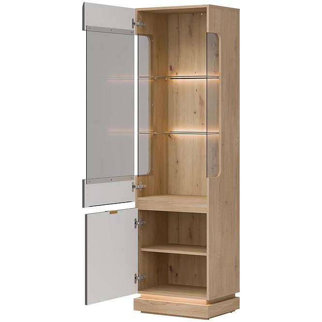 Vitrin L/P  Milton Ml05 tölgy Crem Torro Szürke