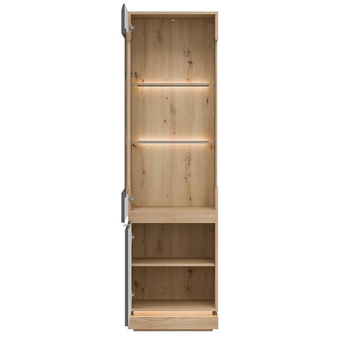 Vitrin L/P  Milton Ml05 tölgy Crem Torro Szürke