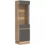 Vitrin L/P  Milton Ml05 tölgy Crem Torro Szürke