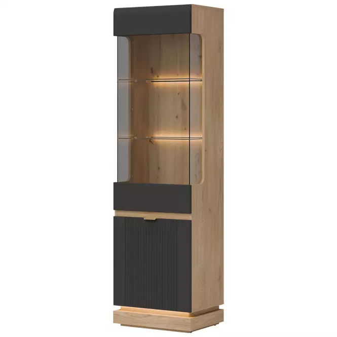 Vitrin L/P  Milton Ml05 tölgy Crem Torro Antracit