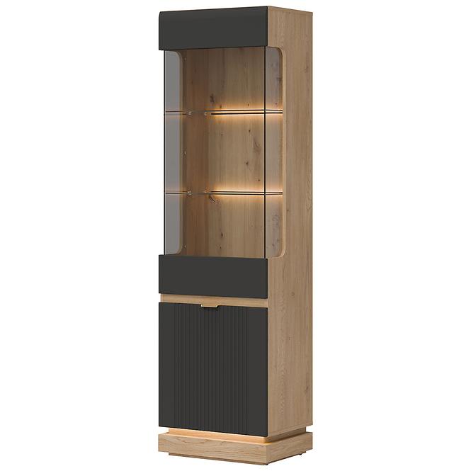 Vitrin L/P  Milton Ml05 tölgy Crem Torro Antracit