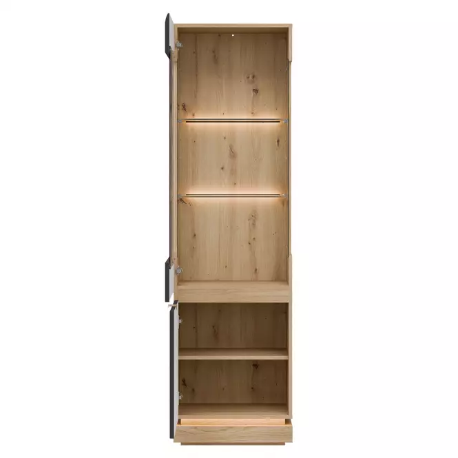 Vitrin L/P  Milton Ml05 tölgy Crem Torro Antracit
