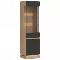 Vitrin L/P  Milton Ml05 tölgy Crem Torro Antracit