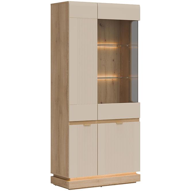 Vitrin Milton Ml06 tölgy Crem Torro Kremona