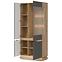 Vitrin Milton Ml06 tölgy Crem Torro  Szürke,3