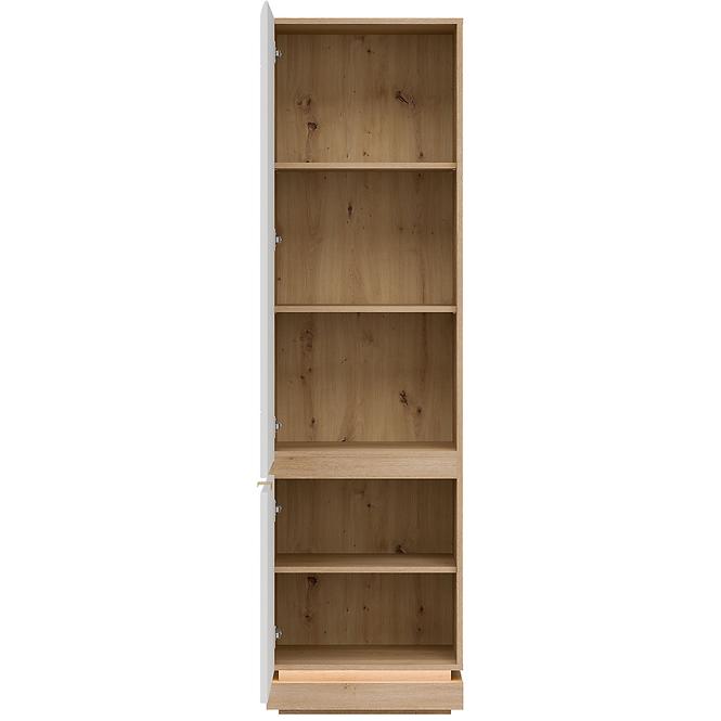 Szafka L/P Milton Ml07 tölgy Crem Torro Fehér