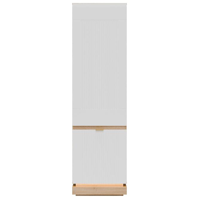 Szekrény L/P Milton Ml07 tölgy Crem Torro Fehér,5