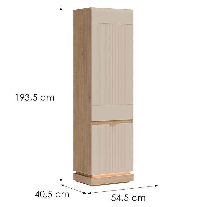 Szekrény L/P Milton Ml07 Cashmere,2