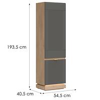 Szafka L/P Milton Ml07 tölgy Crem Torro Szürke