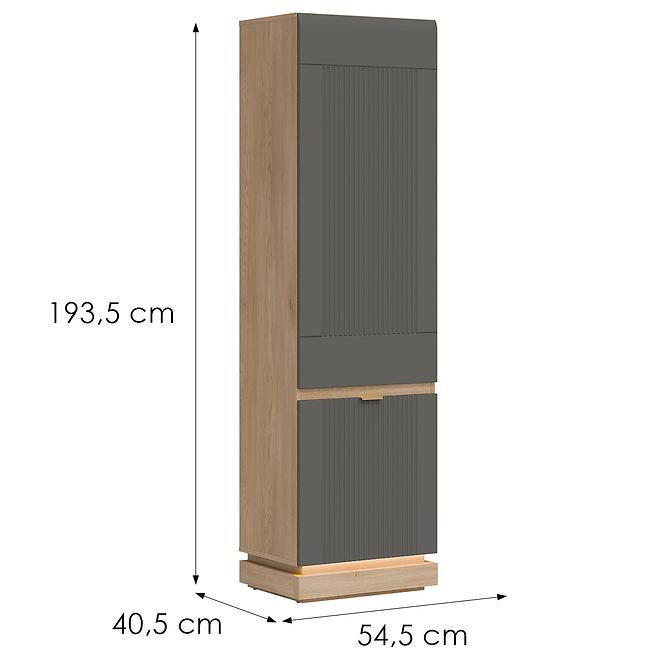 Szafka L/P Milton Ml07 tölgy Crem Torro Szürke