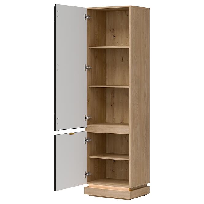 Szekrény L/P Milton Ml07 tölgy Crem Torro Antracit,4