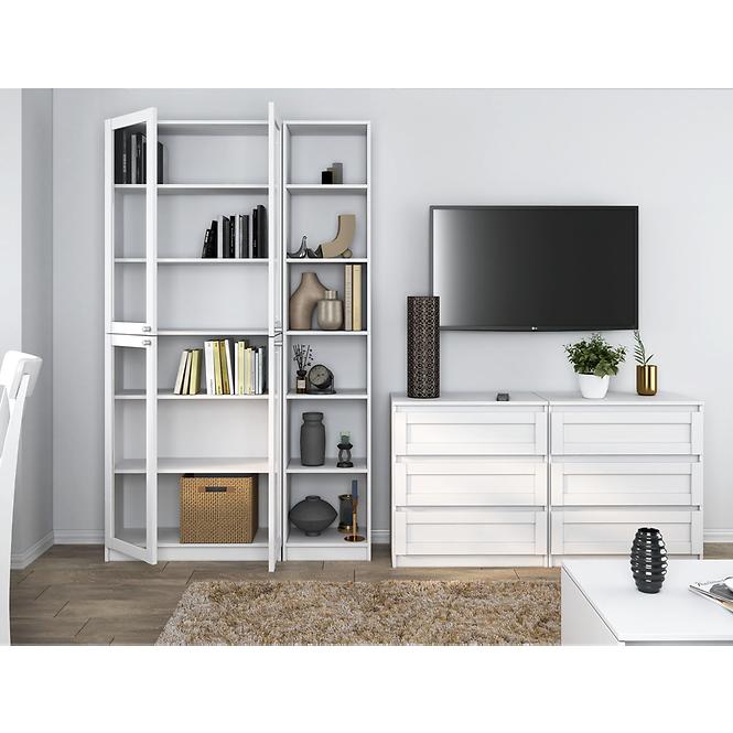 Vitrin 40cm Pafos Fehér