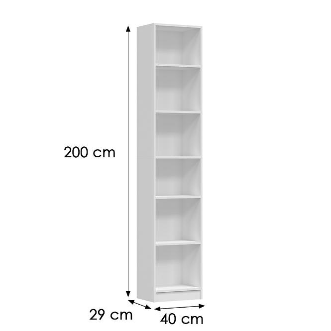 Vitrin 40cm Pafos Fehér