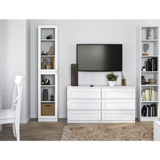 Vitrin 40cm Pafos Fehér 2