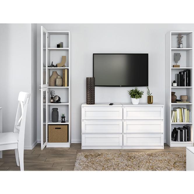 Vitrin 40cm Pafos Fehér 2