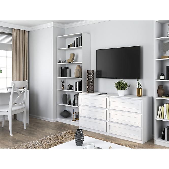 Vitrin 80cm Pafos Fehér