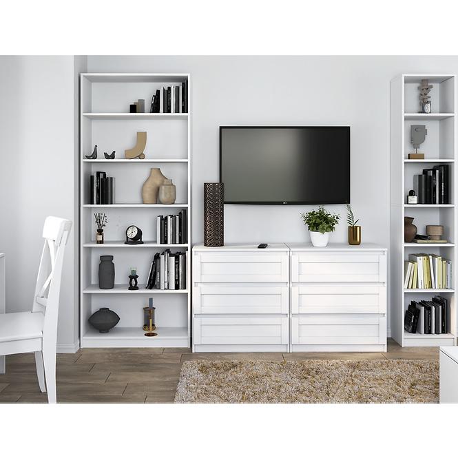 Vitrin 80cm Pafos Fehér