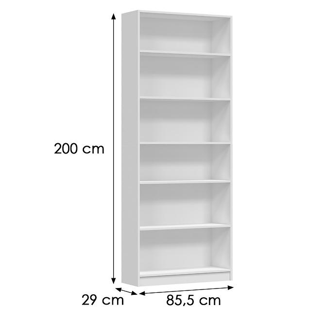 Vitrin 80cm Pafos Fehér