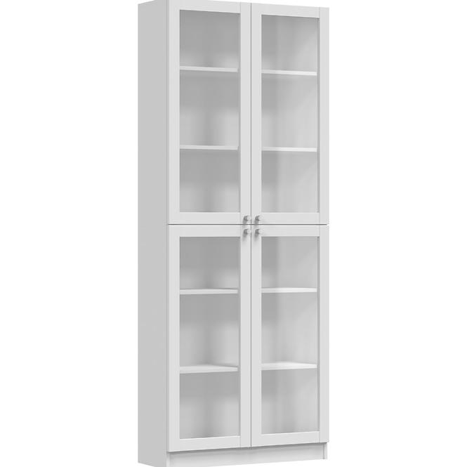 Vitrin 80cm Pafos Fehér 4
