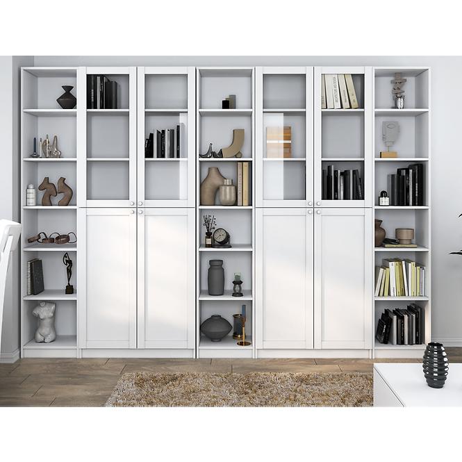 Vitrin 80cm Pafos Fehér 2 2 Hdf