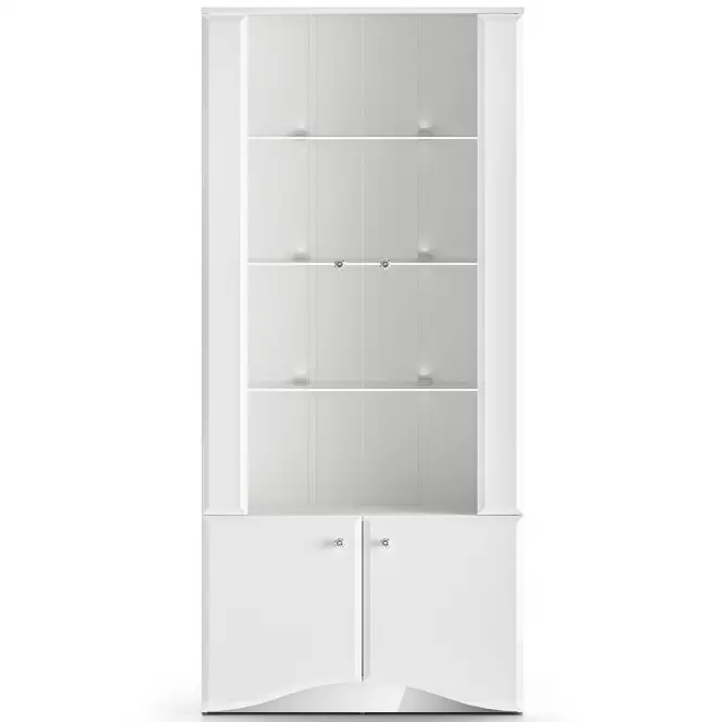 Vitrin Glamour 01 Fehér Fényes