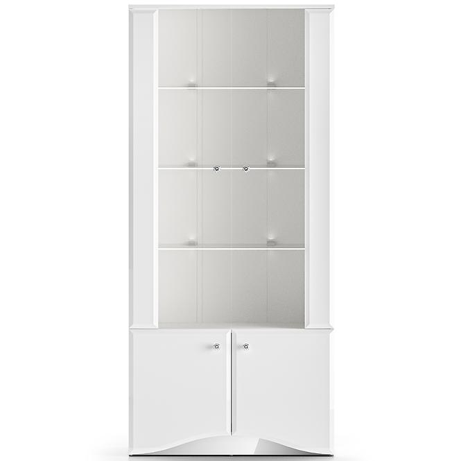 Vitrin Glamour 01 Fehér Fényes,2