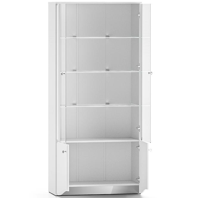 Vitrin Glamour 01 Fehér Fényes,5