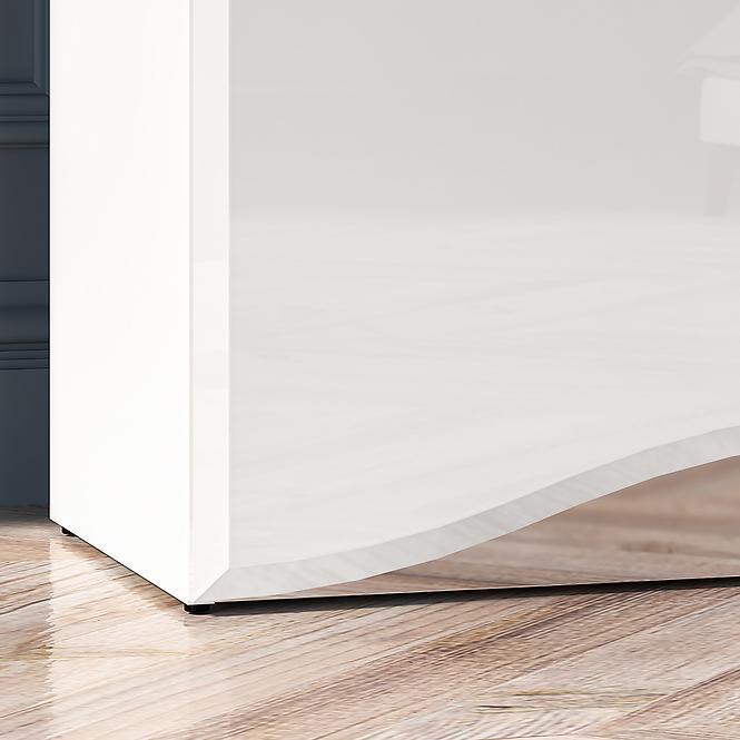 Vitrin Glamour 01 Fehér Fényes
