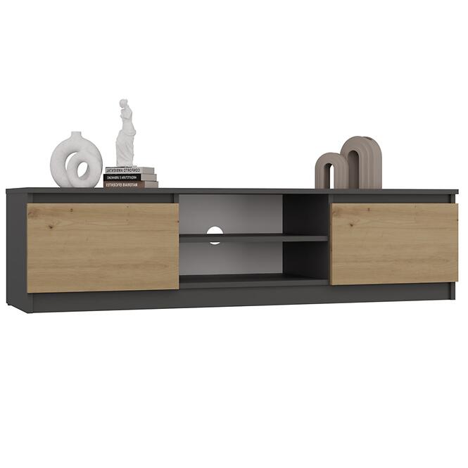 Szafka RTV140 Malwa Antracit/Artisan