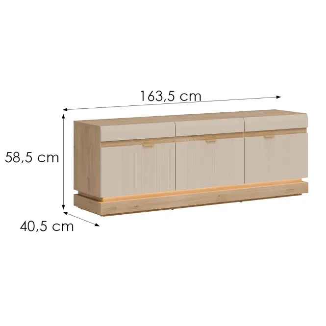 Szekrény RTV Milton Ml01 Cashmere