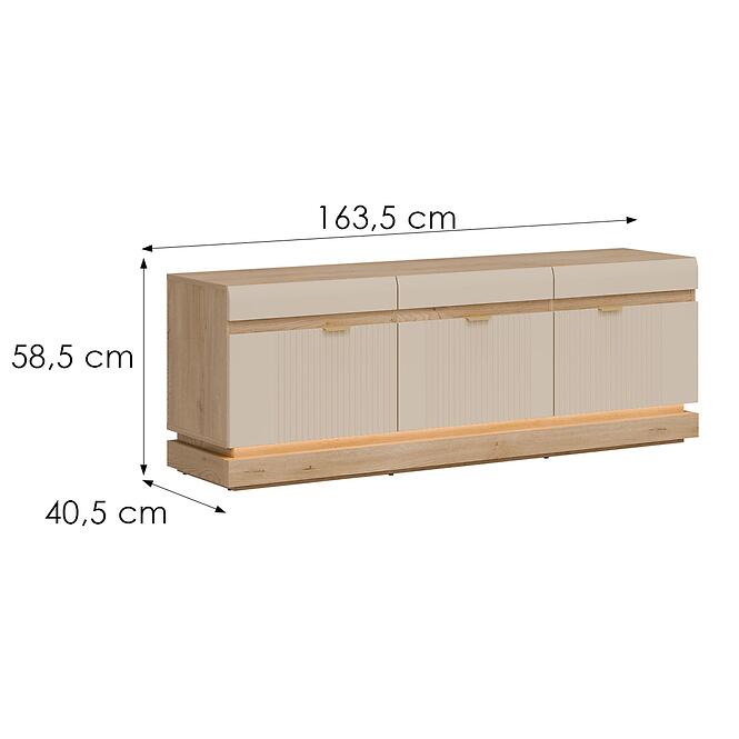 Szekrény RTV Milton Ml01 Cashmere,2