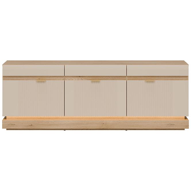 Szekrény RTV Milton Ml01 Tölgy Crem Torro Kremona,4