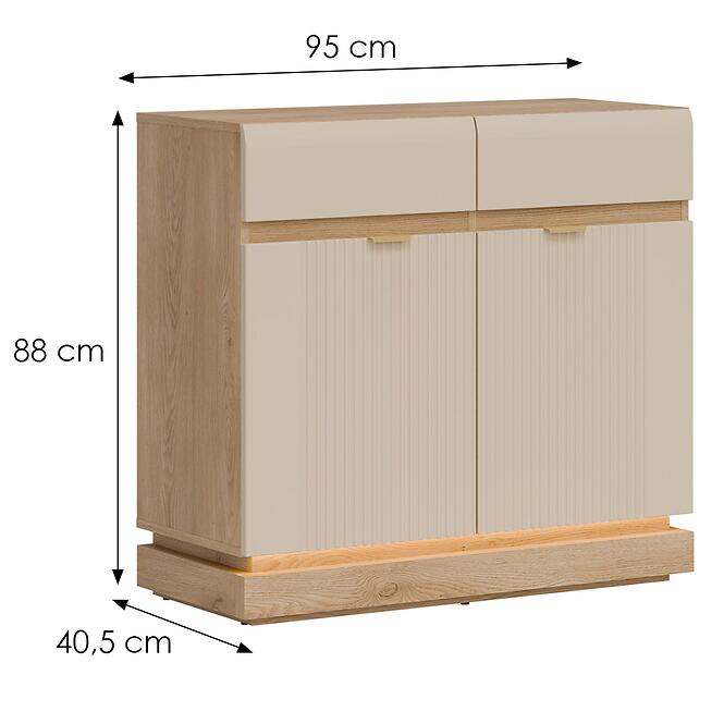 Komód Milton ML02 Cashmere,2