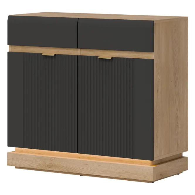 Komód Milton ML02 tölgy crem torro antracit,4
