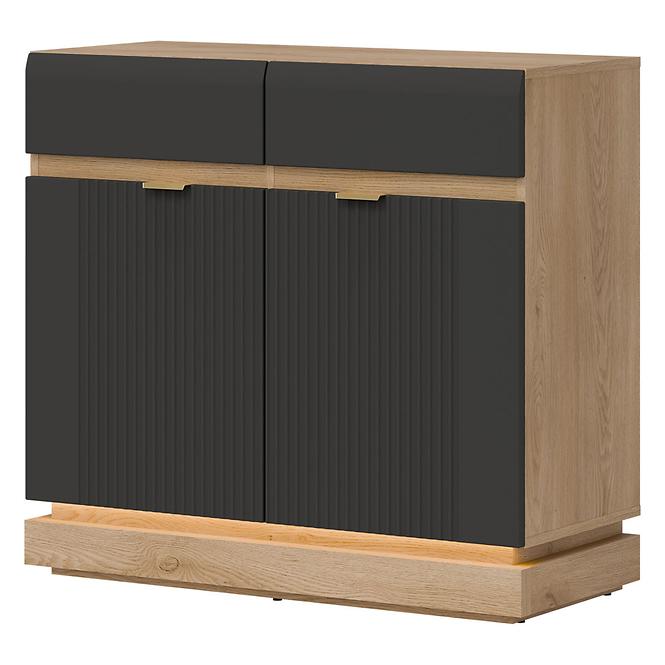 Komód Milton ML02 tölgy crem torro antracit,4