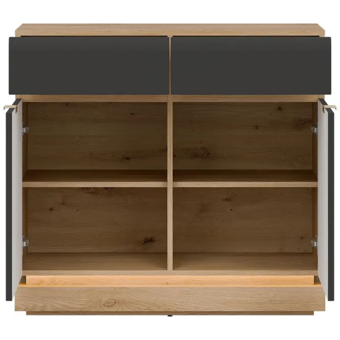 Komód Milton ML02 tölgy crem torro antracit,6