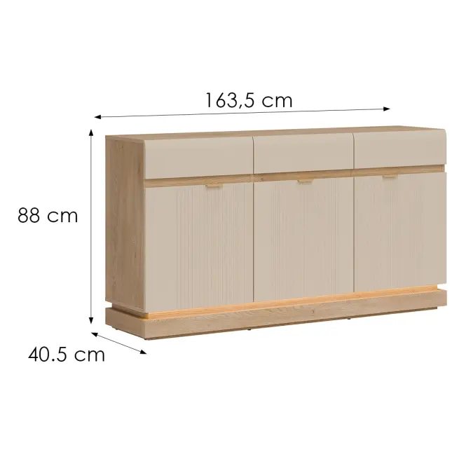 Komód Milton ML03 Cashmere