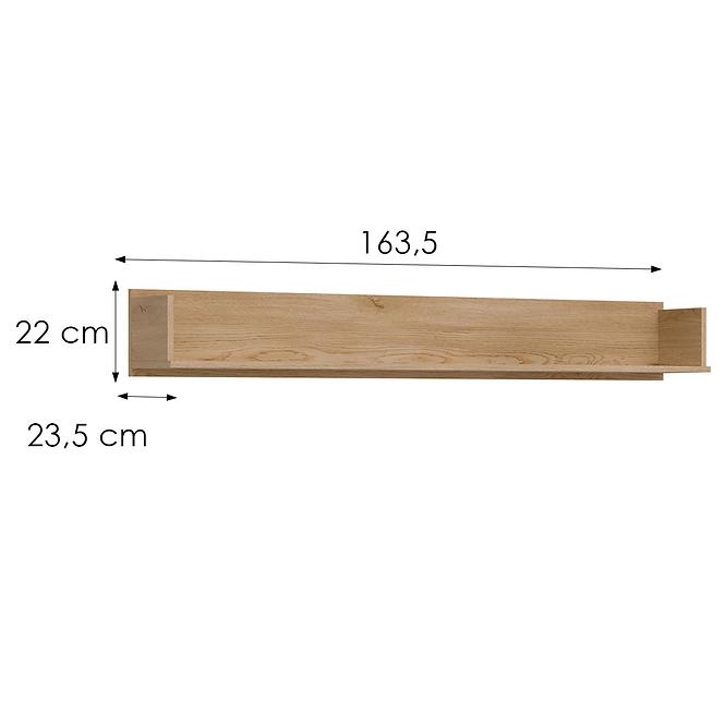 Falipolc Milton ML09 tölgy crem torro