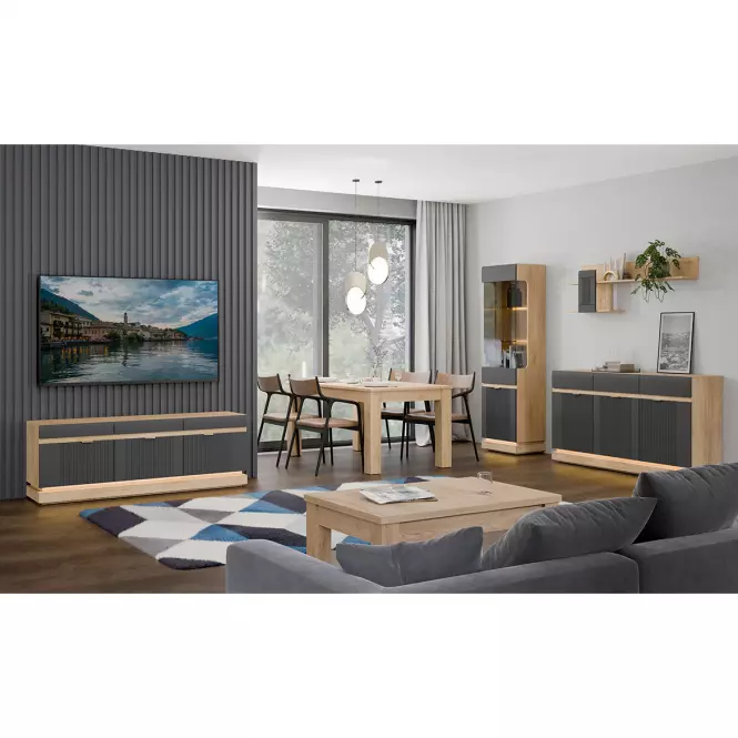 Falipolc Milton ML09 tölgy crem torro