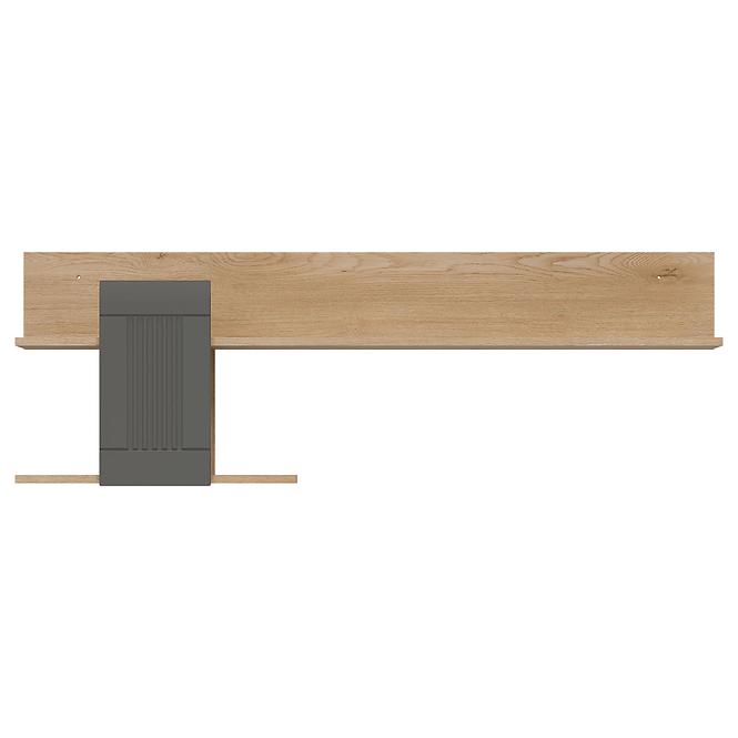 Falipolc Milton ML10 tölgy crem torro szürke,3