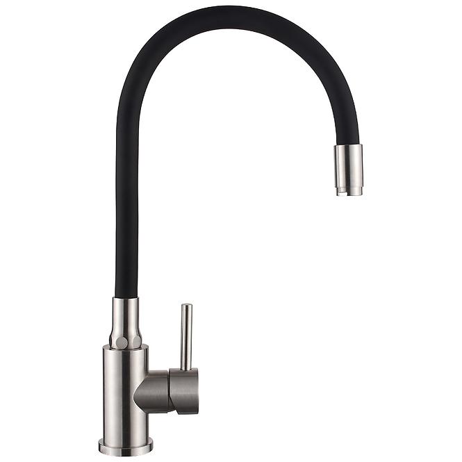Mosogató csaptelep Silva Inox fekete,2