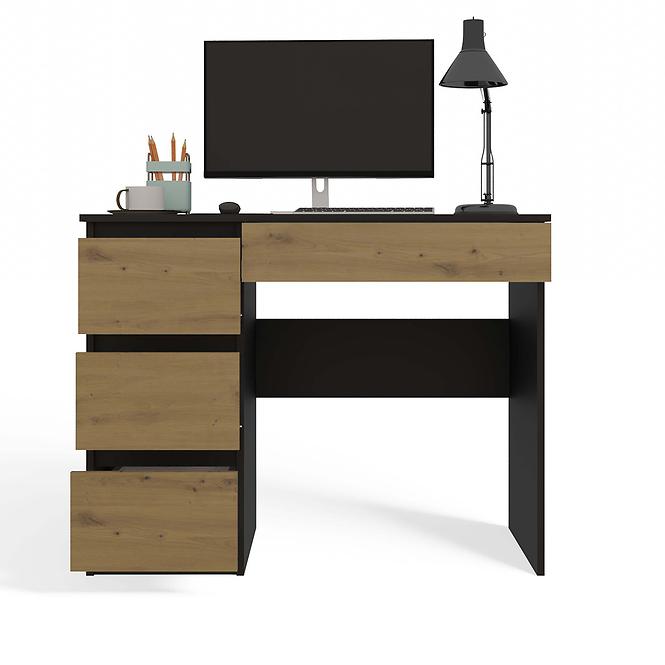 Íróasztal Mijas Balra Antracit/Artisan Antracit,5