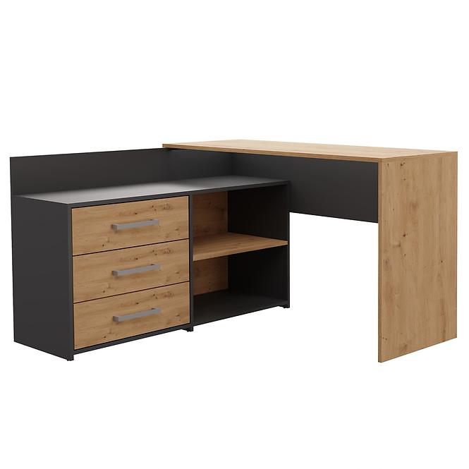 Íróasztal Dany Antracit Artisan Antracit,3